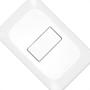 Imagem de Conjunto Pial Pop 4X2 Branco Com Placa (1Campainha) Lgx040