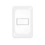 Imagem de Conjunto Pial Pop 4X2 Branco Com Placa (1Tomada Tv Tipo F) Lgx060