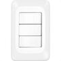 Imagem de Conjunto Pial Pop 4X2 Branco Com Placa (3Paralelo) Lgx222