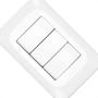 Imagem de Conjunto Pial Pop 4X2 Branco Com Placa (3Paralelo) Lgx222