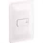 Imagem de Conjunto Pial Zeffia 4X2 Branco Com Placa(1Campainha) 680109