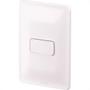 Imagem de Conjunto Pial Zeffia 4X2 Branco Com Placa(1Simples) 680100