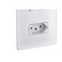 Imagem de Conjunto Pial Zeffia Modulo Com Placa 1 Simples + 1 Tomada 2P+T. - 0112