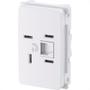Imagem de Conjunto Pial Zeffia Modulo Com Placa 1 Tomada Telefone Rj11 0125