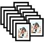 Imagem de Conjunto Picture Frame Picrit de 12 pretos 8x10 para parede ou mesa