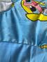 Imagem de Conjunto Pijama Feminino Blusinha Shorts Baby Dool Desenho Animado Divertido Meninas Poderosas Azul