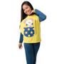 Imagem de Conjunto Pijama Feminino Infantil Blusa Manga Longa E Calça Comprida Frio Estampado Confortável