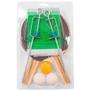 Imagem de Conjunto Ping-Pong Raquete+3bolas+Suporte - Poker