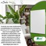 Imagem de Conjunto Placa Cega Com Suporte 4x2 Cor Branca - B.lux