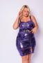 Imagem de Conjunto Plus Siz Feminino Top e Saia Com brilho