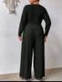 Imagem de Conjunto Plus Size Calça Comprida + Blusa Moda Feminina
