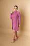 Imagem de Conjunto Plus Size Casaco Longo Manga Longa Vestido Tubinho