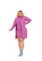 Imagem de Conjunto Plus Size Casaco Longo Manga Longa Vestido Tubinho