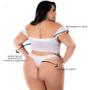 Imagem de Conjunto Plus Size Ciganinha Top Ombro a Ombro e Fio Dental