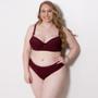 Imagem de Conjunto Plus Size com Bojo Drapeado e Fio - C9101
