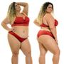 Imagem de Conjunto Plus Size Conforto Fio Duplo Luxo Sexy