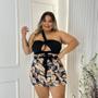 Imagem de Conjunto Plus Size Cropped Decote + Short Saia 0509