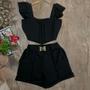 Imagem de Conjunto Plus Size Cropped + Short Barra c Fivela 0532