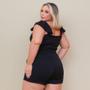 Imagem de Conjunto Plus Size Cropped + Short Barra c Fivela 0532
