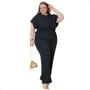 Imagem de Conjunto Plus Size de Duna Feminino Calça e Blusa