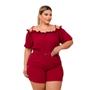 Imagem de Conjunto Plus Size Feminino Ciganinha de Alça com Cinto 0413