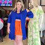 Imagem de Conjunto Plus Size Feminino Cropped E Camisão Social Lindo