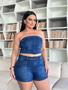 Imagem de Conjunto plus size jeans premium com lycra ref:1117