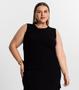 Imagem de Conjunto Plus Size Regata Com Saia Secret Glam Preto