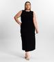 Imagem de Conjunto Plus Size Regata Com Saia Secret Glam Preto