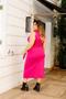 Imagem de Conjunto Plus Size Saia Midi com laço e Blusa Gola Alta