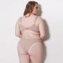 Imagem de Conjunto Plus Size sem Bojo em Microfibra e Renda - Conjunto Mirella