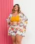 Imagem de Conjunto Plus Size Trijunto Kimono + Cropped + Short 0458