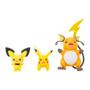 Imagem de Conjunto Pokémon Evolução Pichu, Pikachu e Raichu Sunny - 3295