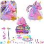 Imagem de Conjunto Polly Pocket Micro Salão Unicórnio Arco Iris HKV51