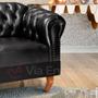 Imagem de Conjunto Poltronas e Sofá Chesterfield Duque Via Encanto Courano Preto