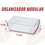 Imagem de Conjunto Porta Objetos Transparente Organizador Gaveta 2 Uni