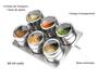 Imagem de Conjunto Porta Temperos Inox com Imã Kit 6 Pcs