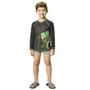 Imagem de Conjunto Praia Infantil Camiseta Sunga UV Dry UV 50 Luc.Boo T-Rex