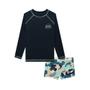 Imagem de Conjunto Praia Infantil Camiseta Sunga UV Dry UV 50 Luc.Boo