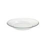 Imagem de Conjunto Pratos Vidro Transparente Fundo Liso 22 cm Almoço Jantar Mesa Resistente Cozinha 8 Peças
