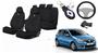 Imagem de Conjunto Premium Personalizado Sandero 2016-2024 + Volante + Chaveiro Tecido