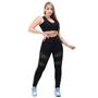 Imagem de Conjunto Preto Basico Feminino Moda Fitness