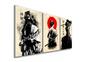 Imagem de Conjunto Quadro Decorativo japone samurai"