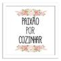 Imagem de Conjunto Quadros Decorativos 4pç 20x20 Paixão por Cozinhar 2