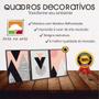 Imagem de Conjunto Quadros Decorativos 5 peças Love frase