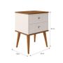 Imagem de Conjunto Quarto 2 Mesas De Cabeceira Berlim Com Painel de Cabeceira De Cama queen 1,60cm ENVIA SOMENTE 01 KIT