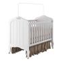 Imagem de Conjunto Quarto de Bebe com Berço e Comoda com Sapateira 100% MDF Harmonia Encanto Permóbili Baby Branco