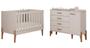 Imagem de Conjunto Quarto Infantil Iris 100% MDF- Com Berço Mini Cama e Comoda Sistema Antitombamento - Moveis Estrela