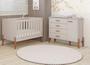 Imagem de Conjunto Quarto Infantil Iris 100% MDF- Com Berço Mini Cama e Comoda Sistema Antitombamento - Moveis Estrela
