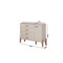 Imagem de Conjunto Quarto Infantil Iris 100% MDF- Com Berço Mini Cama e Comoda Sistema Antitombamento - Moveis Estrela